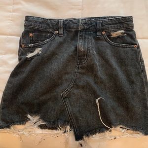 Urban Outfitters black denim skirt